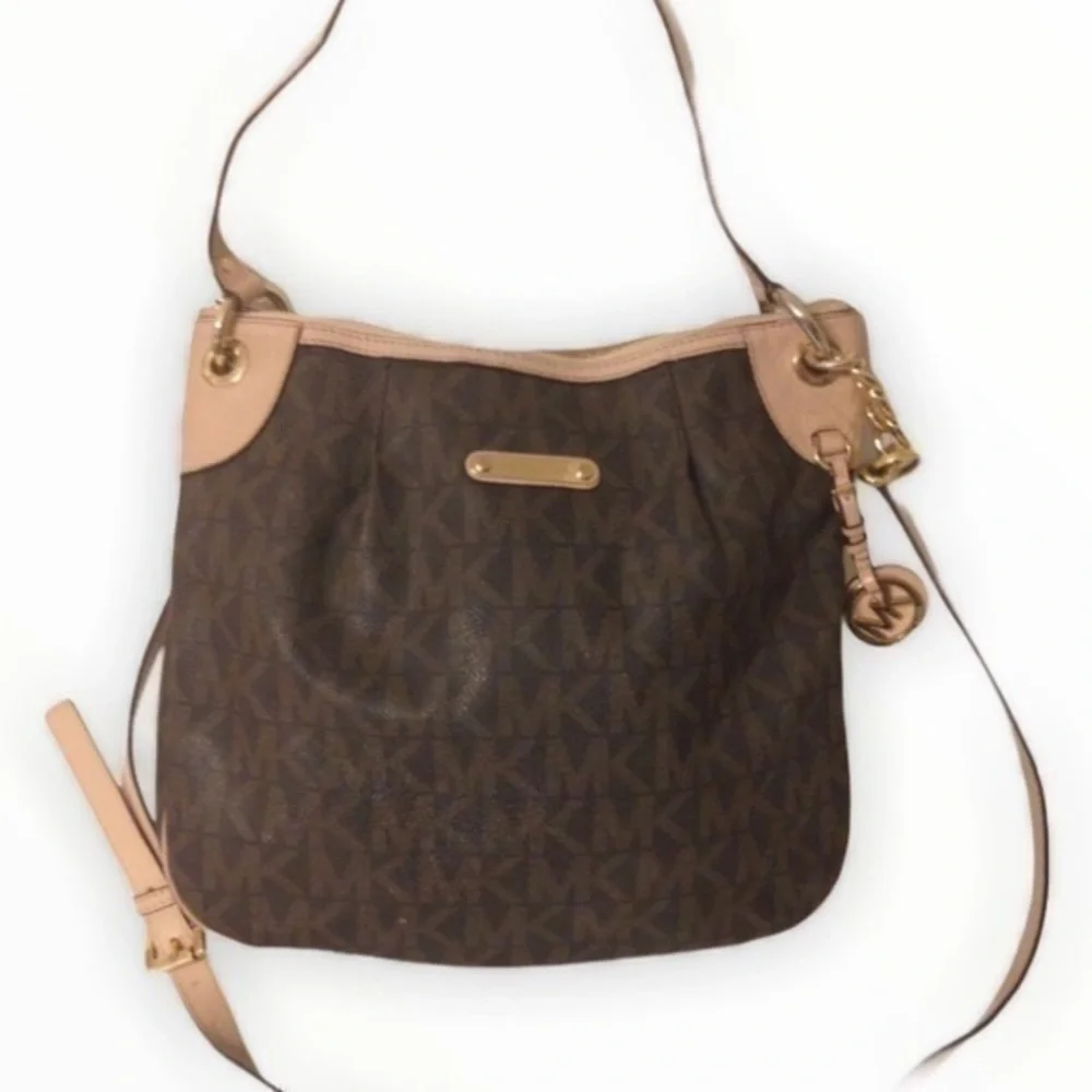 Michael Kors signature mk two way shoulder bag